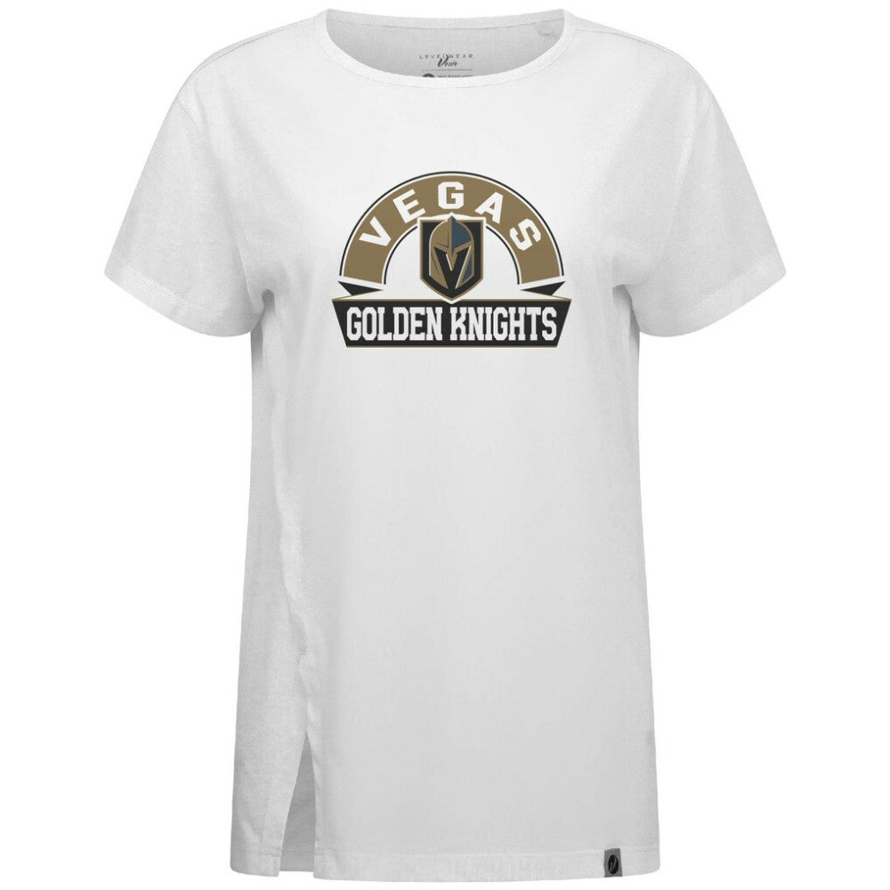 Vegas Golden Knights Levelwear Women's Influx Banner Arch T-Shirt - White | US 203145192