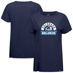 Colorado Avalanche Levelwear Women's Influx Banner Arch T-Shirt - Navy | US 203145194