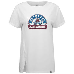Colorado Avalanche Levelwear Women's Influx Banner Arch T-Shirt - White | US 203145195