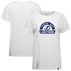 Tampa Bay Lightning Levelwear Women's Influx Banner Arch T-Shirt - White | US 203145203