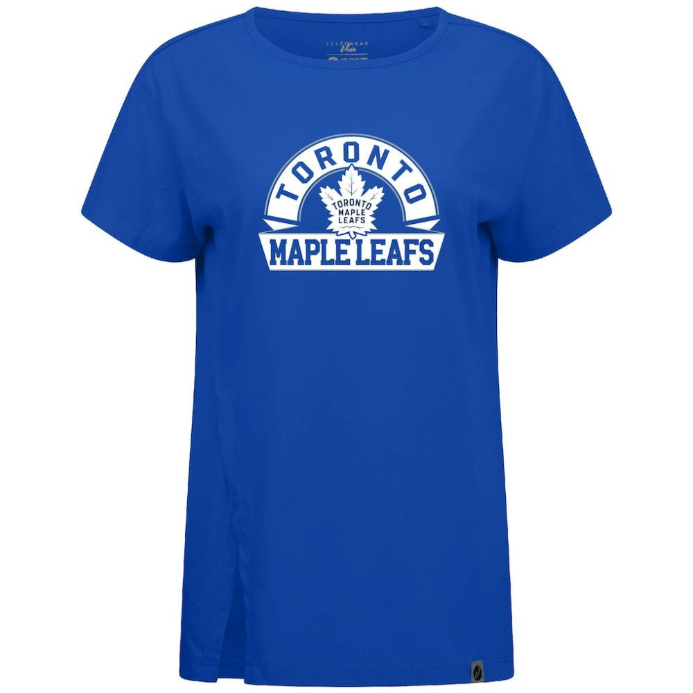 Toronto Maple Leafs Levelwear Women's Influx Banner Arch T-Shirt - Royal | US 203145215