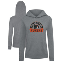 Philadelphia Flyers Levelwear Women's Relay Banner Arch Pullover Hoodie - Gray | US 203145228