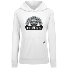 Los Angeles Kings Levelwear Women's Relay Banner Arch Pullover Hoodie - White | US 203145239