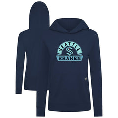 Seattle Kraken Levelwear Women's Relay Banner Arch Pullover Hoodie - Deep Sea Blue | US 203145246