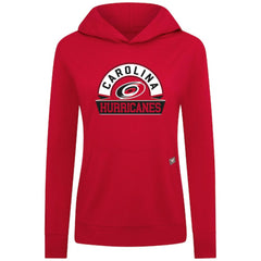Carolina Hurricanes Levelwear Women's Relay Banner Arch Pullover Hoodie - Red | US 203145248