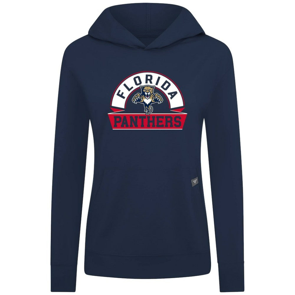 Florida Panthers Levelwear Women's Relay Banner Arch Pullover Hoodie - Navy | US 203145250