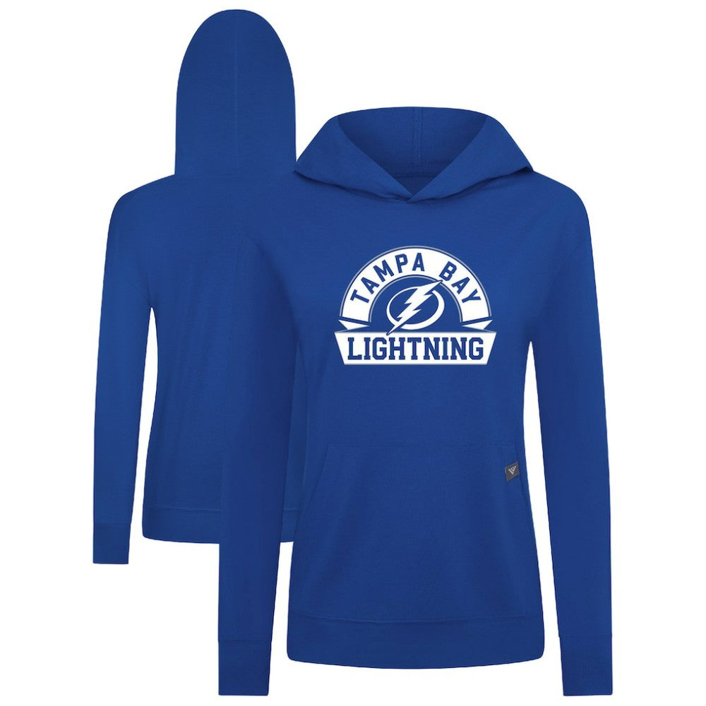Tampa Bay Lightning Levelwear Women's Relay Banner Arch Pullover Hoodie - Royal | US 203145252