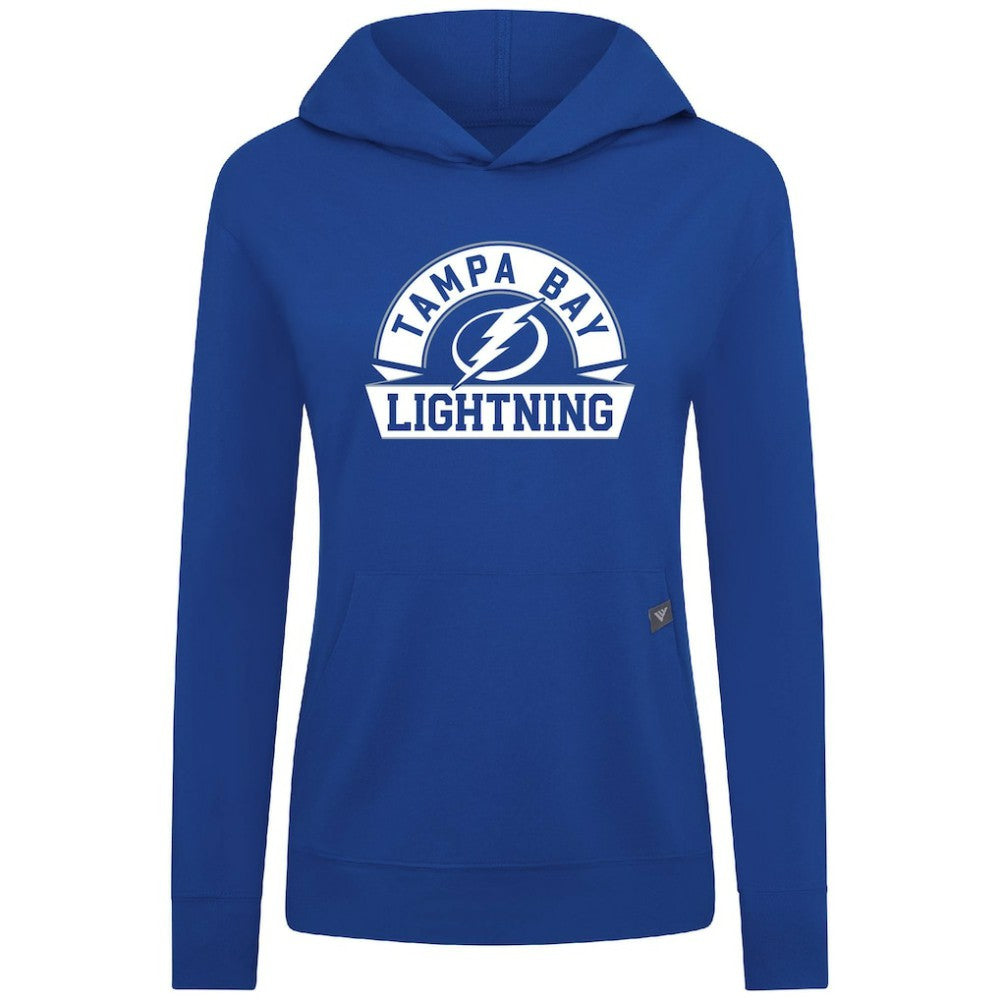 Tampa Bay Lightning Levelwear Women's Relay Banner Arch Pullover Hoodie - Royal | US 203145252