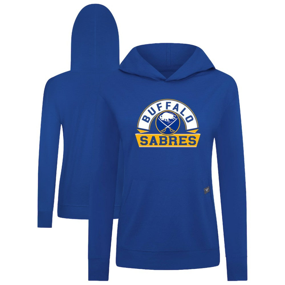Buffalo Sabres Levelwear Women's Relay Banner Arch Pullover Hoodie - Royal | US 203145258