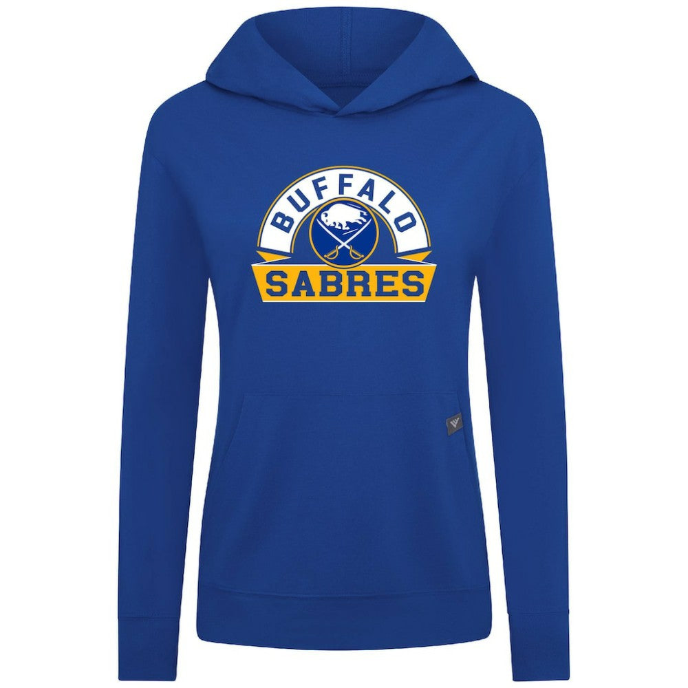 Buffalo Sabres Levelwear Women's Relay Banner Arch Pullover Hoodie - Royal | US 203145258