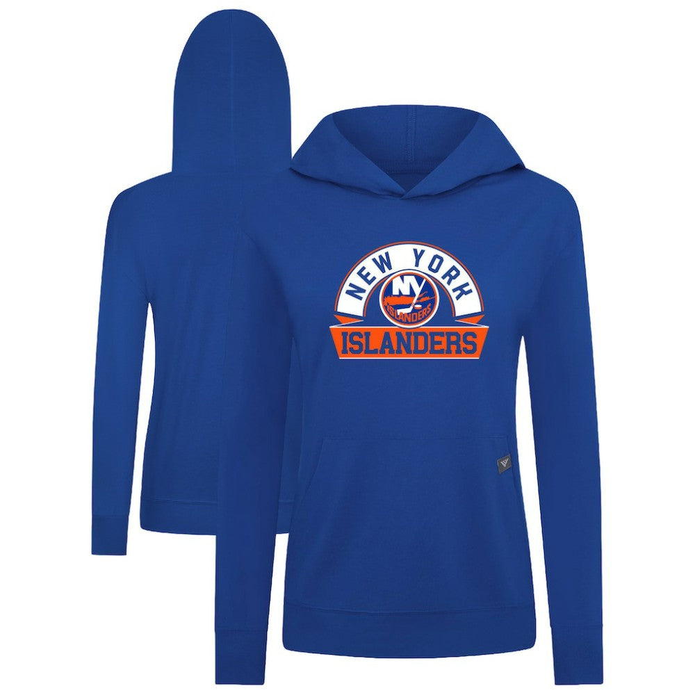New York Islanders Levelwear Women's Relay Banner Arch Pullover Hoodie - Royal | US 203145260