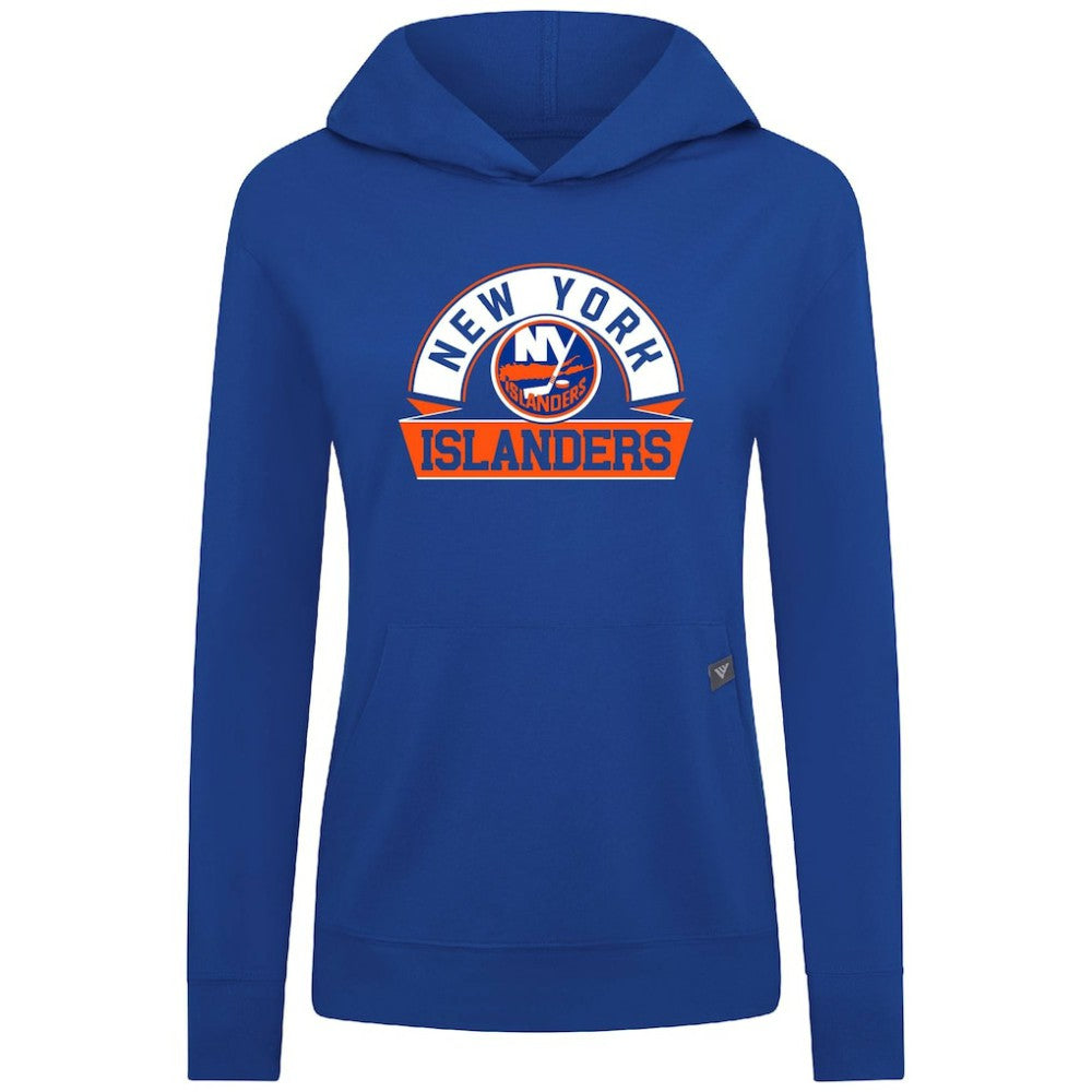 New York Islanders Levelwear Women's Relay Banner Arch Pullover Hoodie - Royal | US 203145260