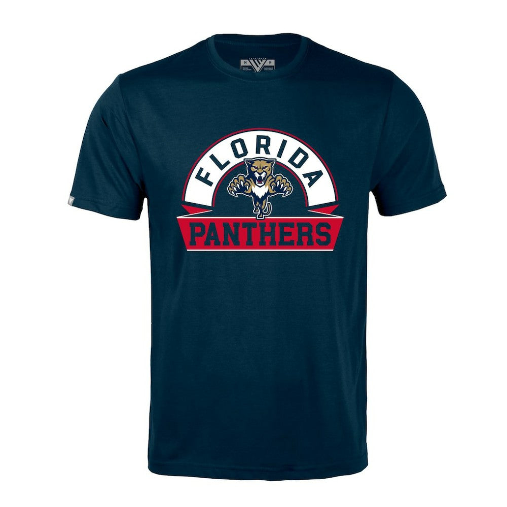 Florida Panthers Levelwear Richmond Banner Arch T-Shirt - Navy | US 203145283