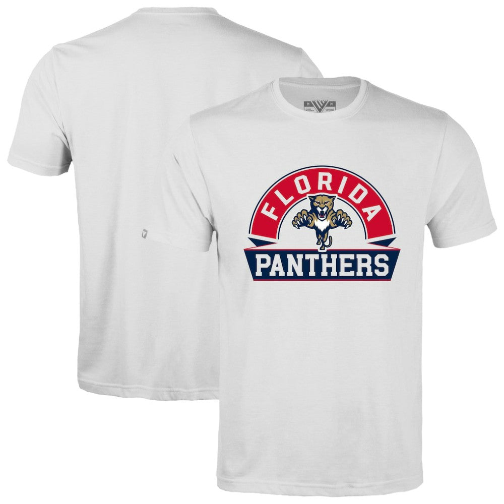 Florida Panthers Levelwear Richmond Banner Arch T-Shirt - White | US 203145284
