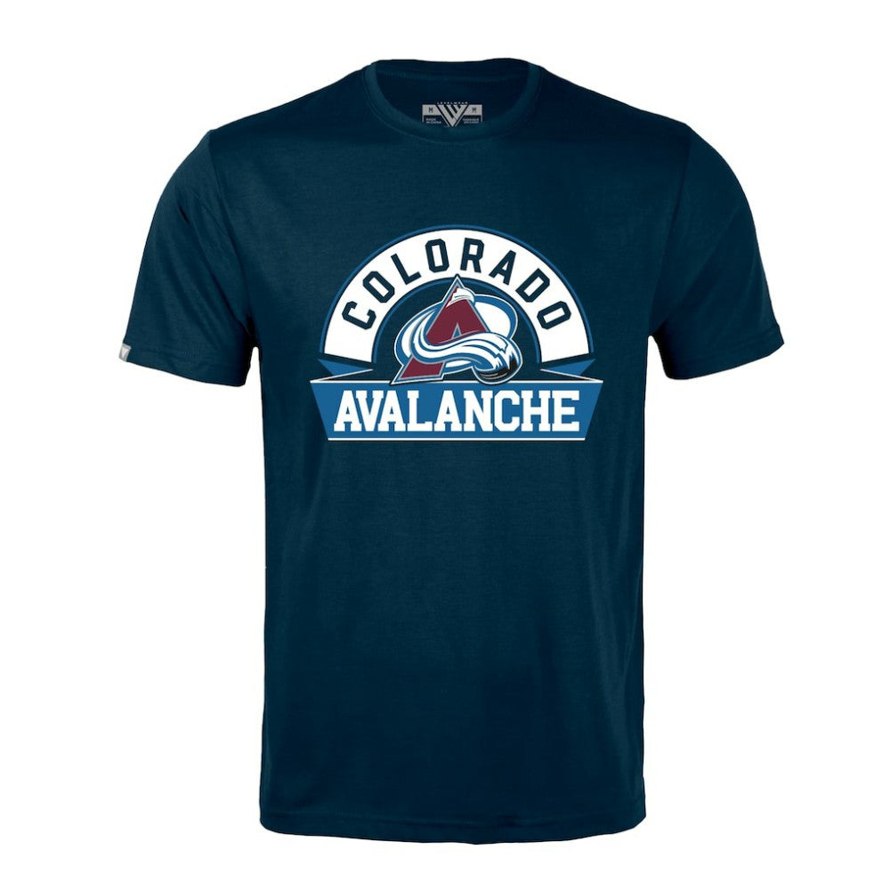 Colorado Avalanche Levelwear Richmond Banner Arch T-Shirt - Navy | US 203145288