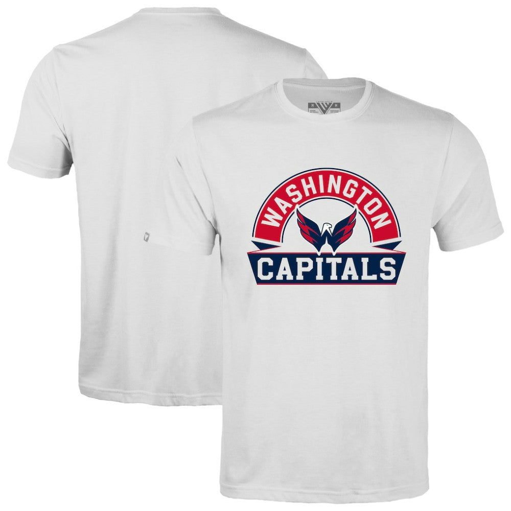 Washington Capitals Levelwear Richmond Banner Arch T-Shirt - White | US 203145291