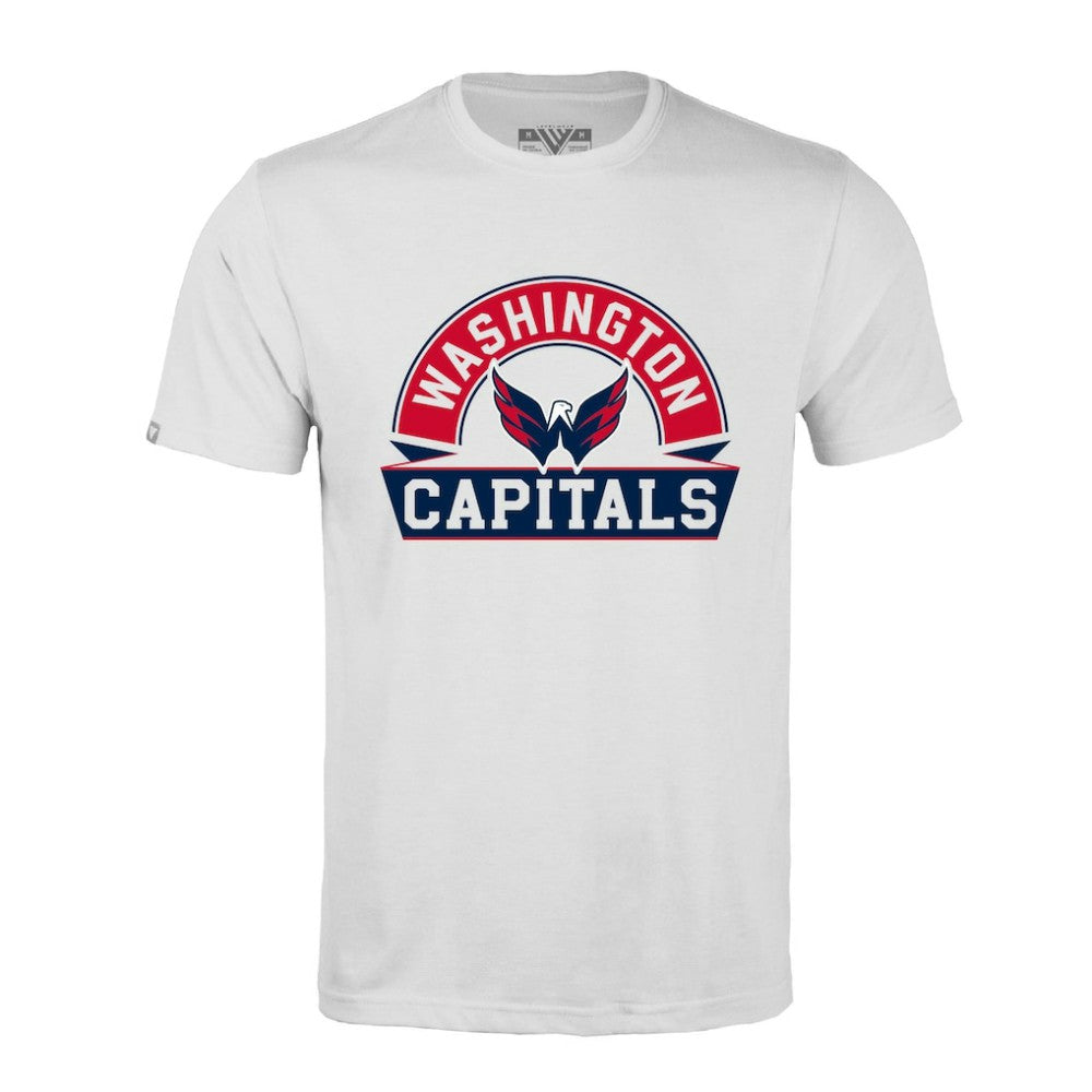 Washington Capitals Levelwear Richmond Banner Arch T-Shirt - White | US 203145291