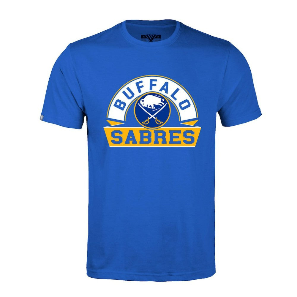 Buffalo Sabres Levelwear Richmond Banner Arch T-Shirt - Royal | US 203145292
