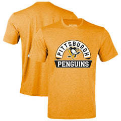 Pittsburgh Penguins Levelwear Richmond Banner Arch T-Shirt - Gold | US 203145299