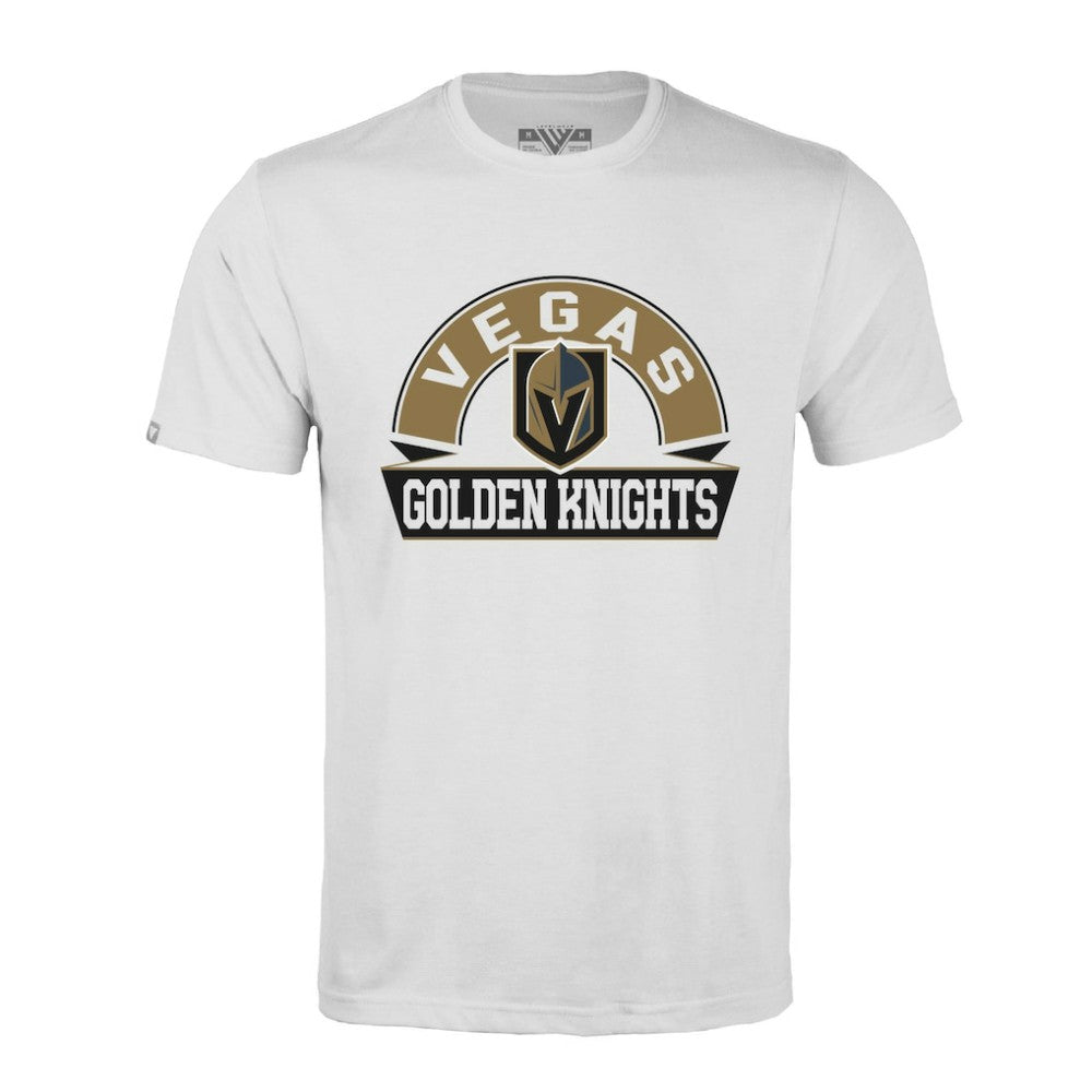 Vegas Golden Knights Levelwear Richmond Banner Arch T-Shirt - White | US 203145311