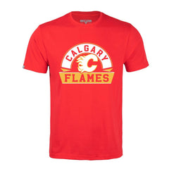 Calgary Flames Levelwear Richmond Banner Arch T-Shirt - Red | US 203145316