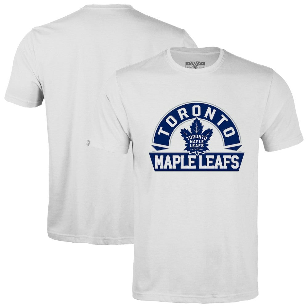 Toronto Maple Leafs Levelwear Richmond Banner Arch T-Shirt - White | US 203145324