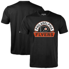 Philadelphia Flyers Levelwear Richmond Banner Arch T-Shirt - Black | US 203145325