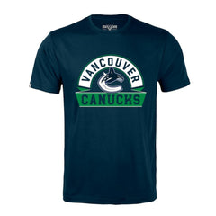 Vancouver Canucks Levelwear Richmond Banner Arch T-Shirt - Navy | US 203145326