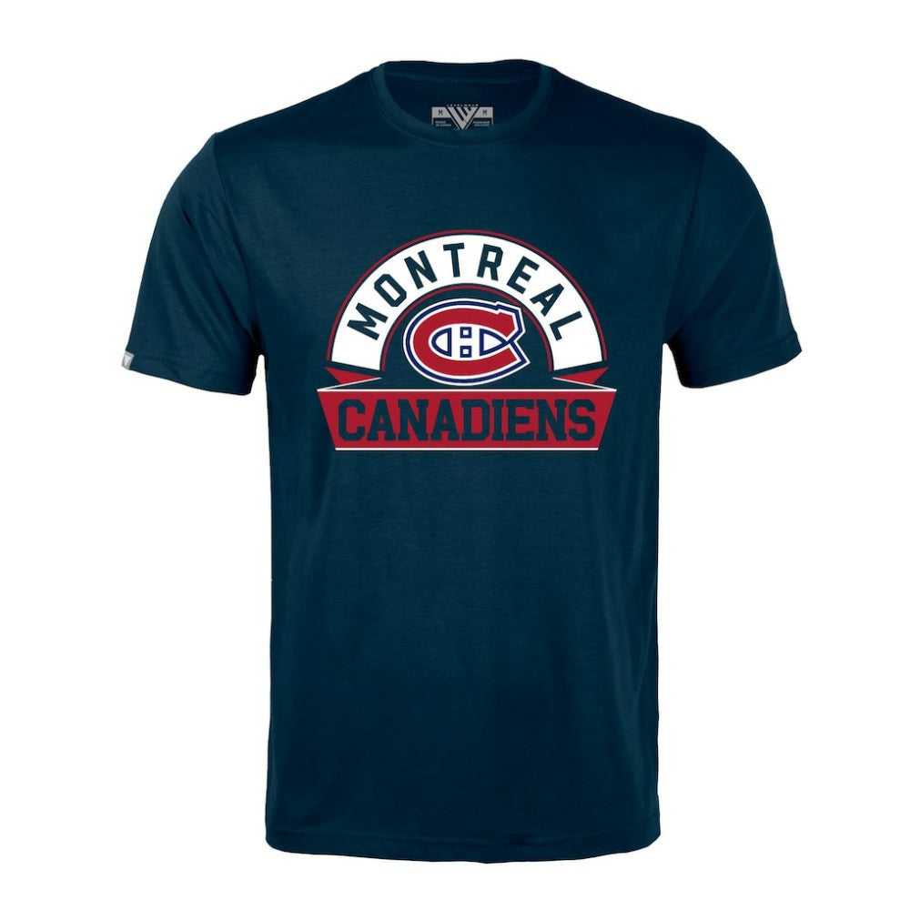 Montreal Canadiens Levelwear Richmond Banner Arch T-Shirt - Navy | US 203145330