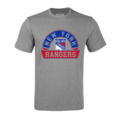 New York Rangers Levelwear Richmond Banner Arch T-Shirt - Gray | US 203145338