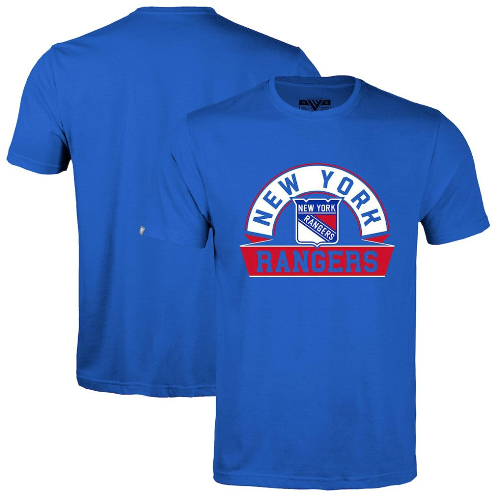 New York Rangers Levelwear Richmond Banner Arch T-Shirt - Royal | US 203145339