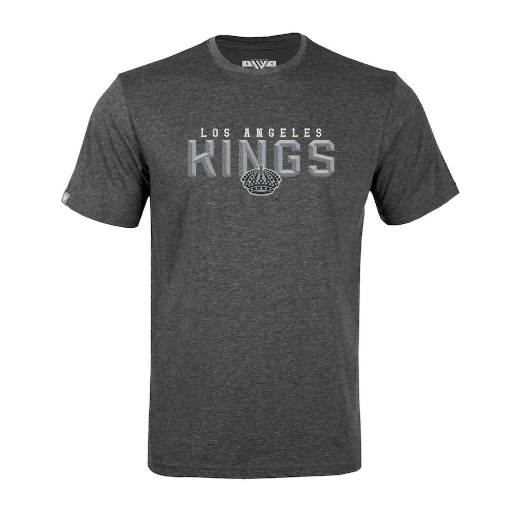Los Angeles Kings Levelwear Richmond Carve T-Shirt - Athletic Heather Gray | US 203145356