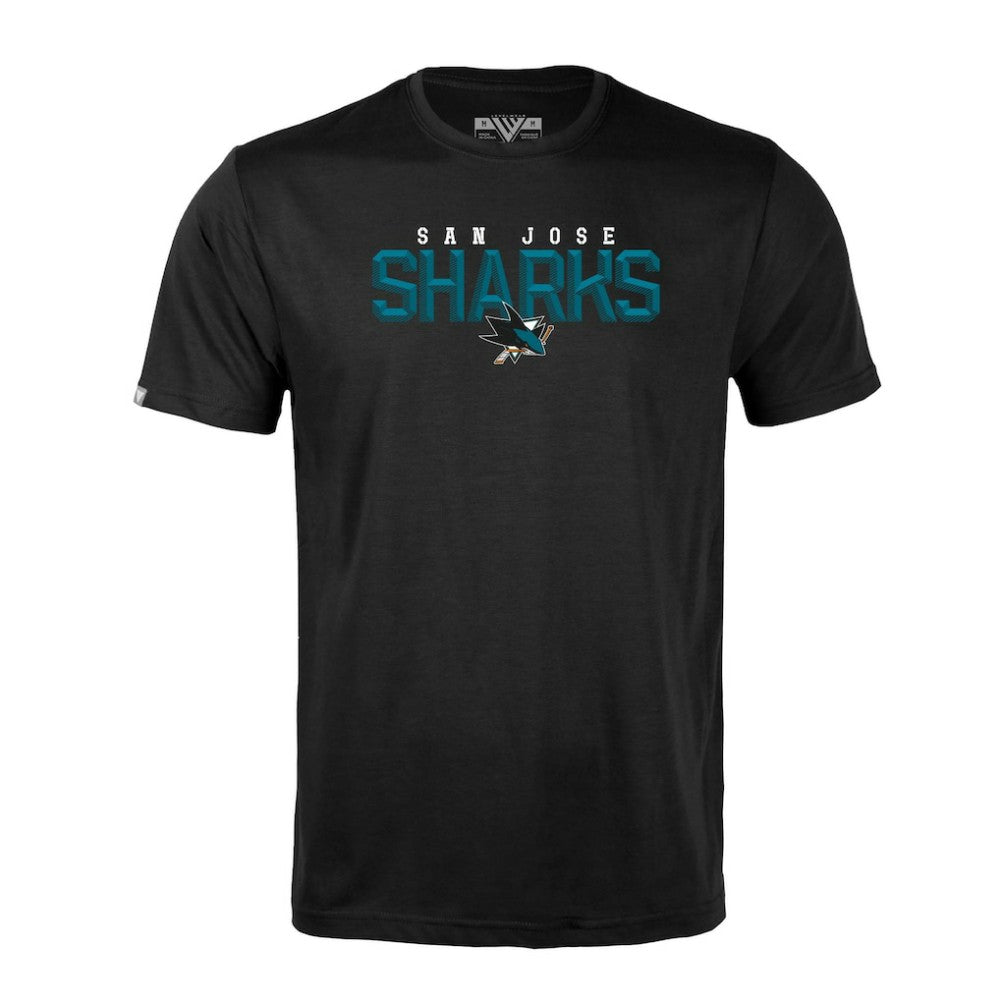 San Jose Sharks Levelwear Richmond Carve T-Shirt - Black | US 203145357