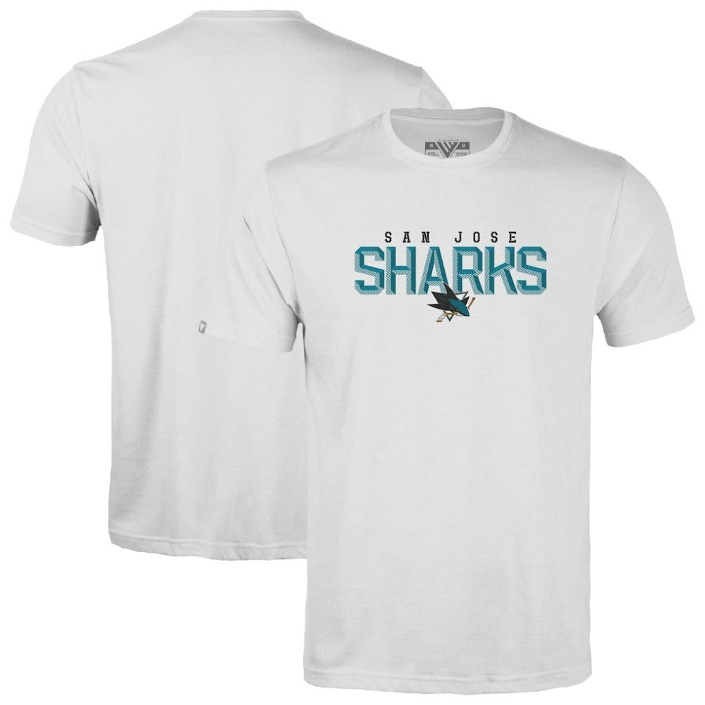 San Jose Sharks Levelwear Richmond Carve T-Shirt - White | US 203145358