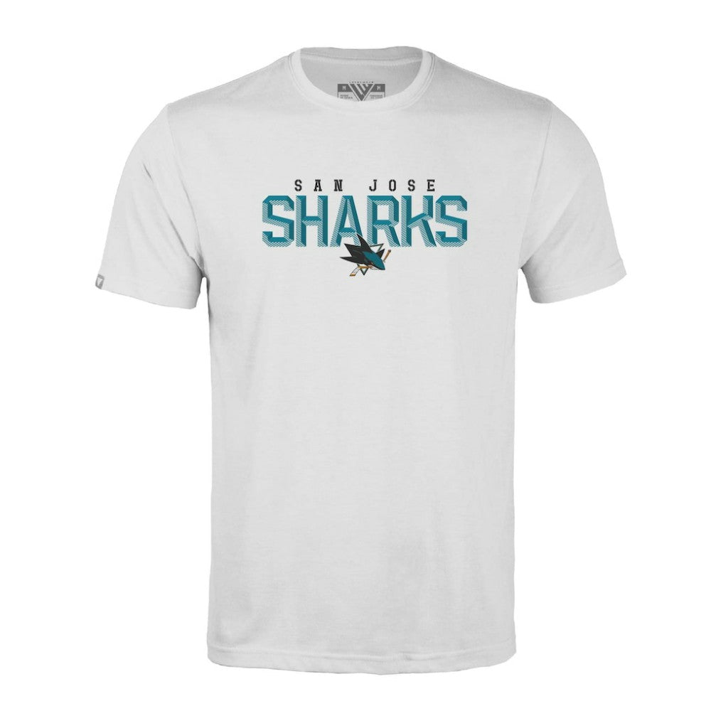 San Jose Sharks Levelwear Richmond Carve T-Shirt - White | US 203145358