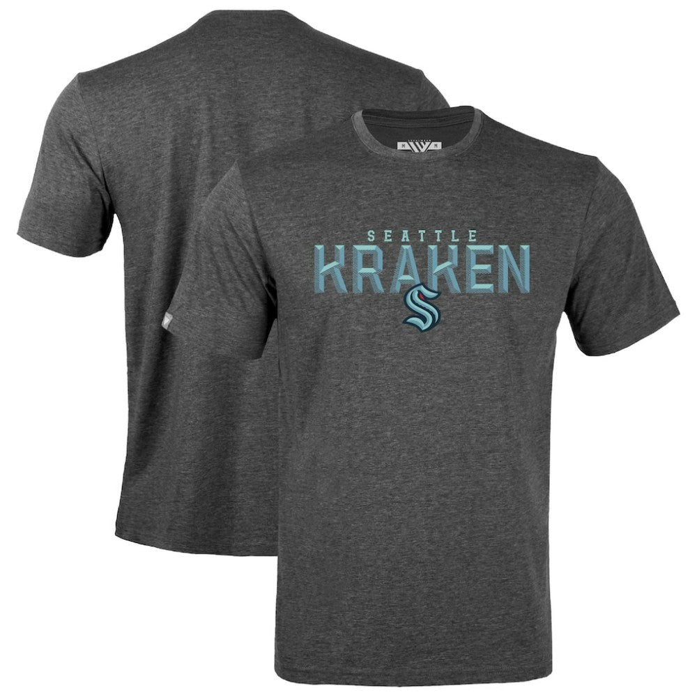 Seattle Kraken Levelwear Richmond Carve T-Shirt - Gray | US 203145366