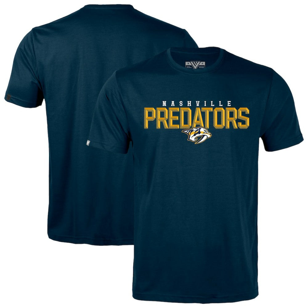 Nashville Predators Levelwear Richmond Carve T-Shirt - Navy | US 203145370