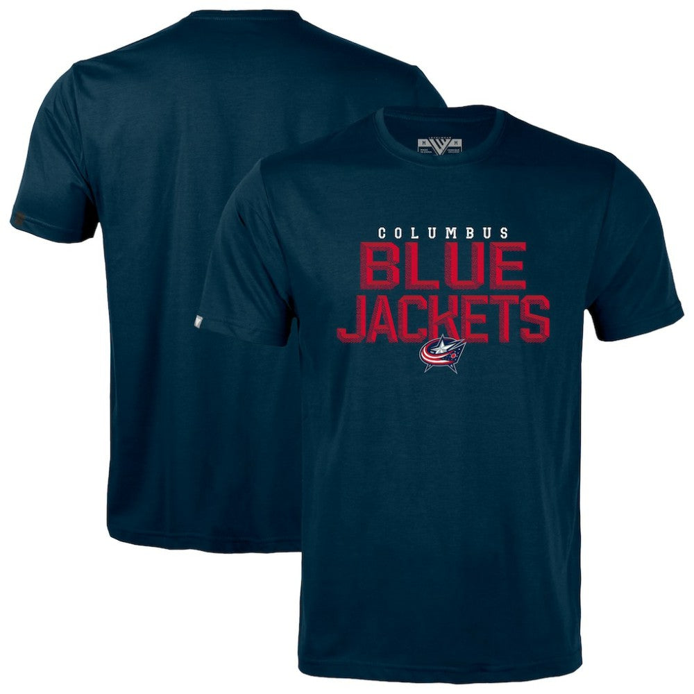 Columbus Blue Jackets Levelwear Richmond Carve T-Shirt - Navy | US 203145379