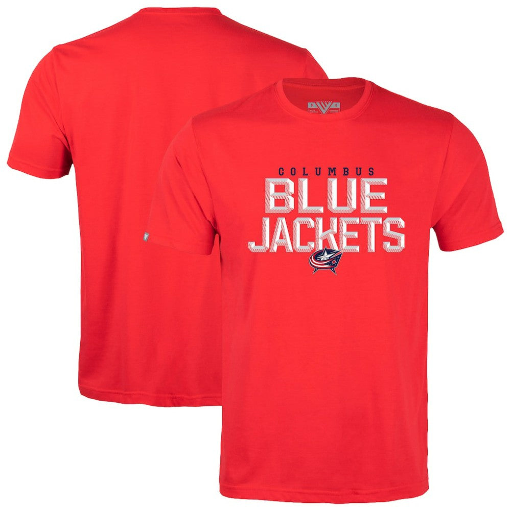 Columbus Blue Jackets Levelwear Richmond Carve T-Shirt - Red | US 203145380