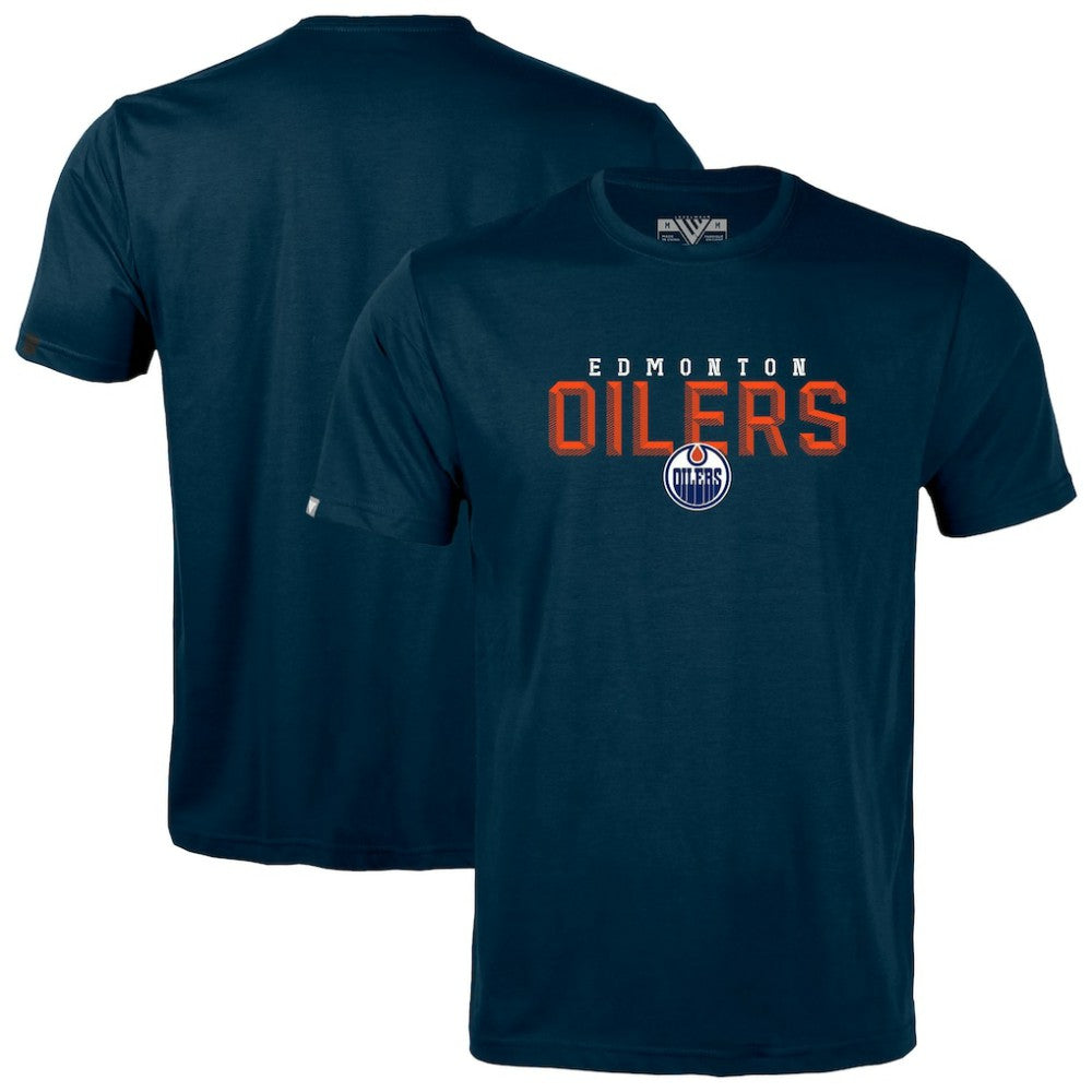 Edmonton Oilers Levelwear Richmond Carve T-Shirt - Navy | US 203145383