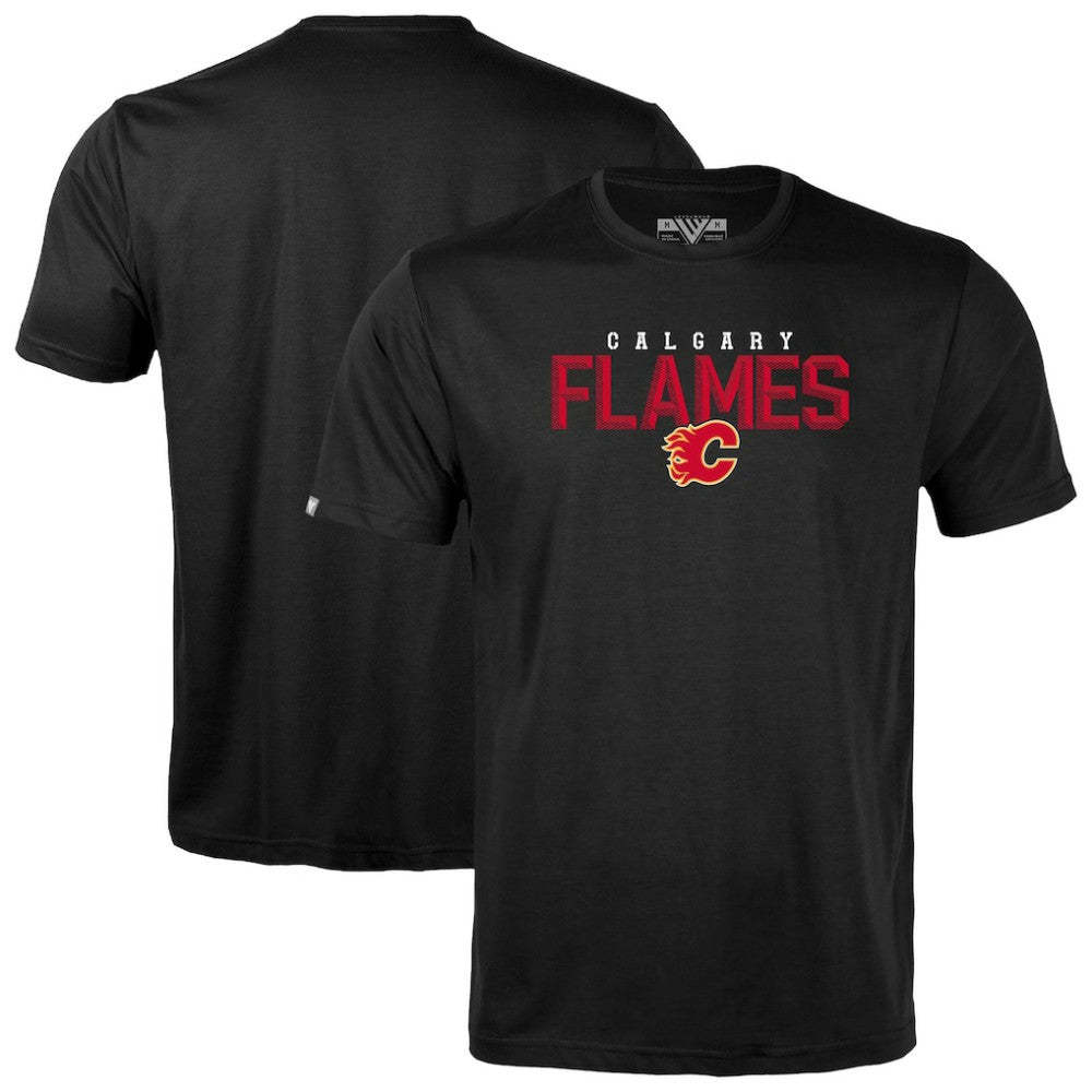 Calgary Flames Levelwear Richmond Carve T-Shirt - Black | US 203145392