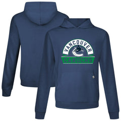 Vancouver Canucks Levelwear Relay Banner Arch Pullover Hoodie - Navy | US 203145412