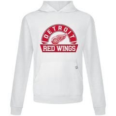 Detroit Red Wings Levelwear Relay Banner Arch Pullover Hoodie - White | US 203145417