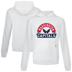 Washington Capitals Levelwear Relay Banner Arch Pullover Hoodie - White | US 203145430