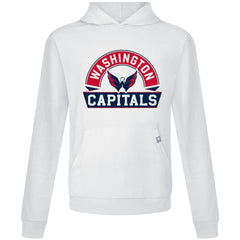 Washington Capitals Levelwear Relay Banner Arch Pullover Hoodie - White | US 203145430