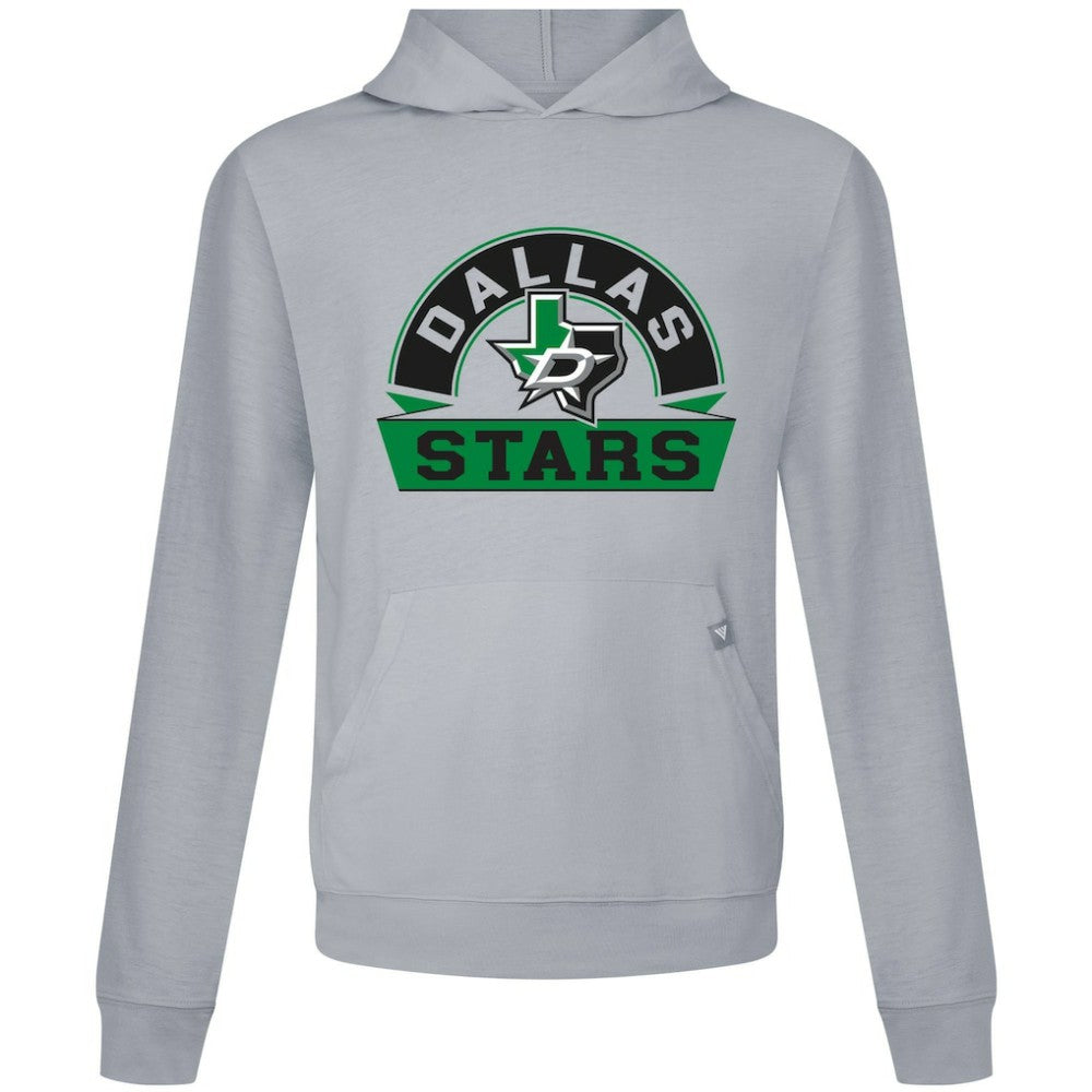 Dallas Stars Levelwear Relay Banner Arch Pullover Hoodie - Gray | US 203145431