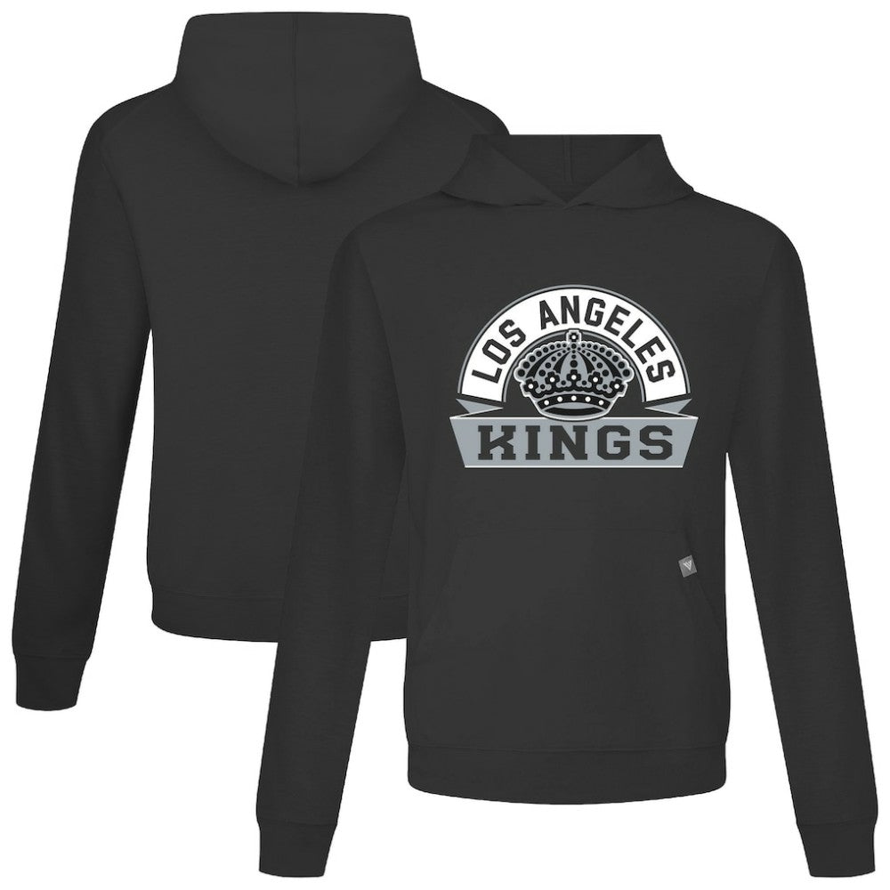 Los Angeles Kings Levelwear Relay Banner Arch Pullover Hoodie - Black | US 203145433
