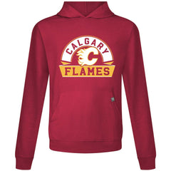 Calgary Flames Levelwear Relay Banner Arch Pullover Hoodie - Red | US 203145434