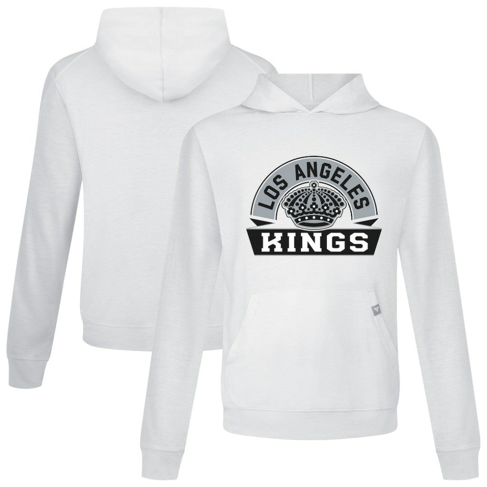 Los Angeles Kings Levelwear Relay Banner Arch Pullover Hoodie - White | US 203145436