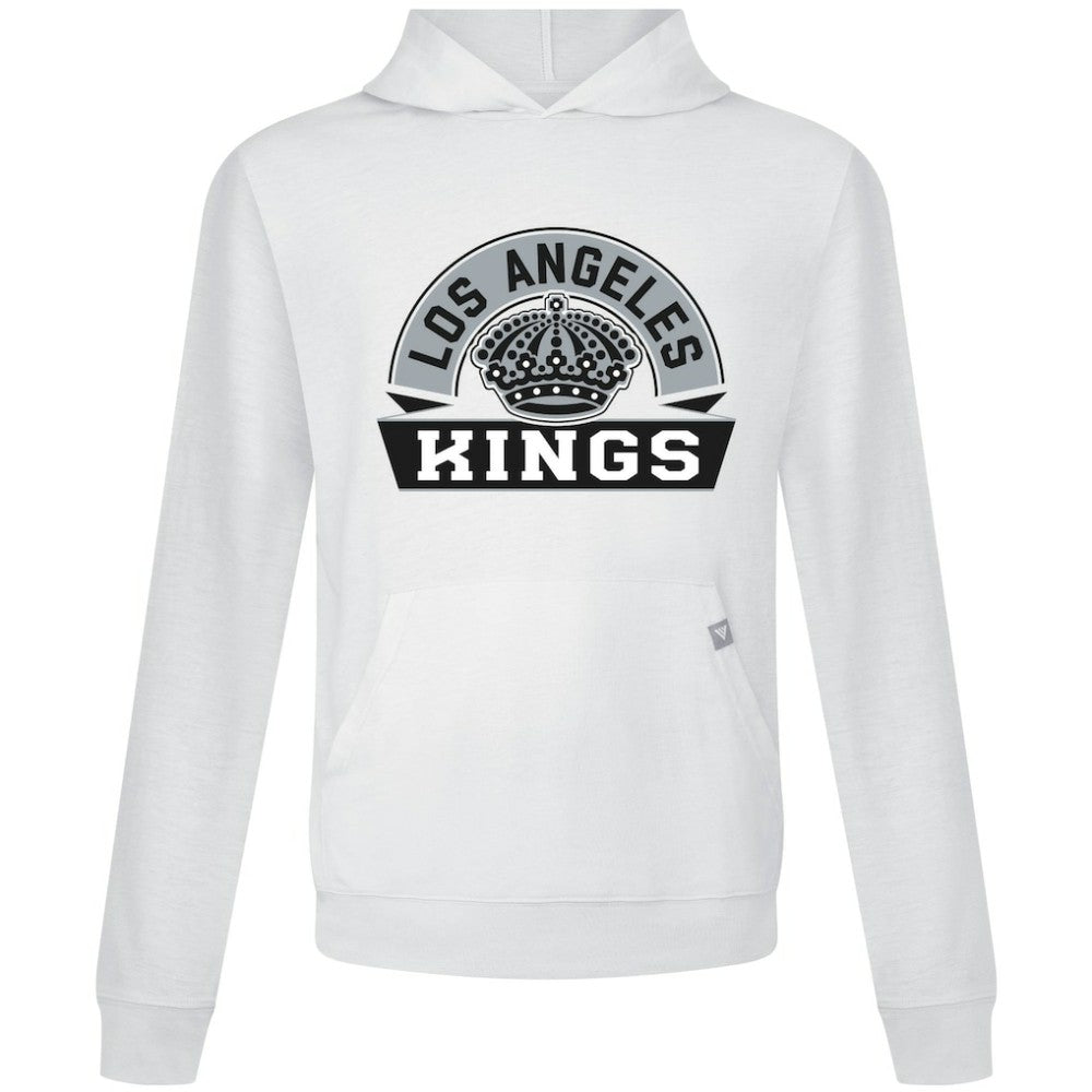Los Angeles Kings Levelwear Relay Banner Arch Pullover Hoodie - White | US 203145436